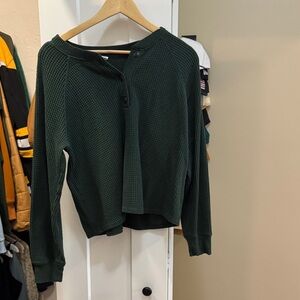 Old Navy Forest Green Knit Sweater